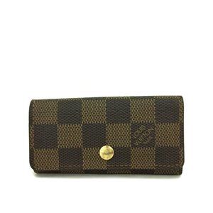 062175J Louis Vuitton Key Case 4 Ring Brown Damier